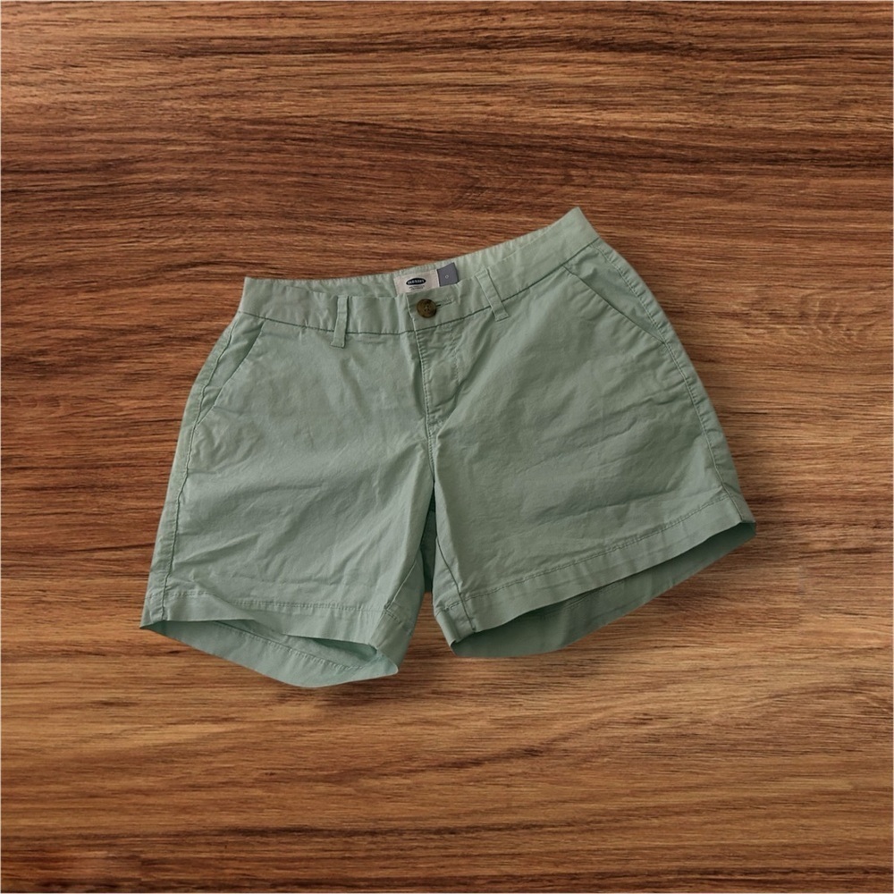 Old West Green Bermudas Casual Shorts